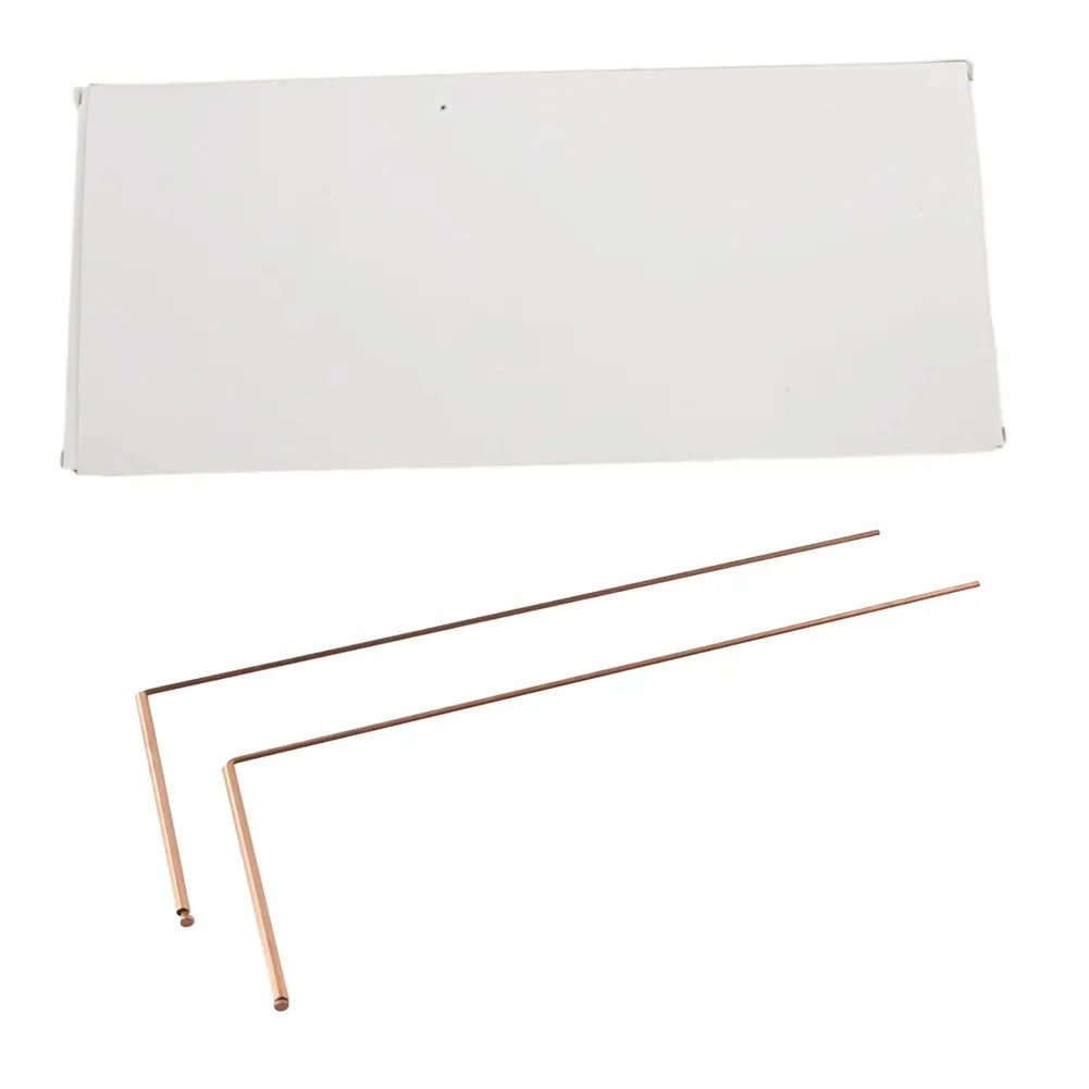 2Pcs 99.9% Copper Divining Dowsing Rods Metal Detector For Water Treasure Finding Tools Copper Probing Rod 13.86X6.93X0.71Inches