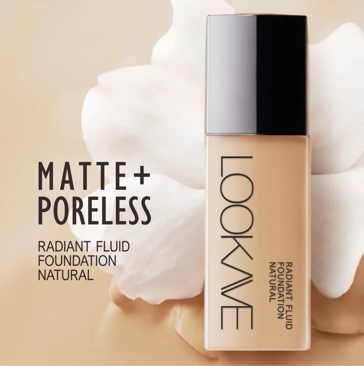 Breathable Matte Foundation Natural Nude Wheat Long Lasting Moisturizing Sweat-proof Liquid Concealer BB Cream for Women Makeup