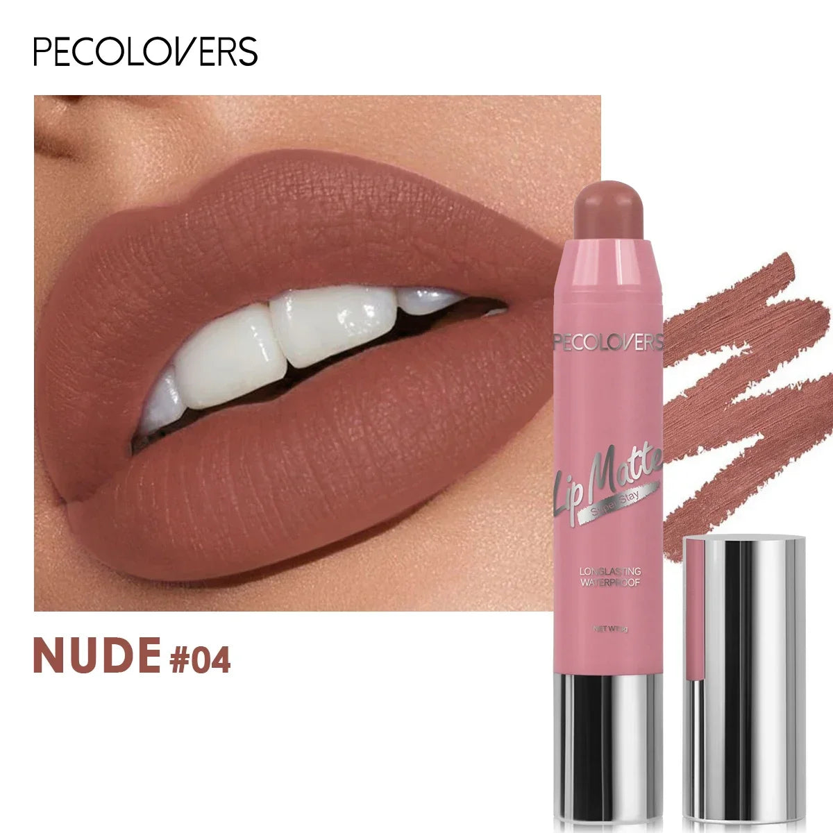Velvet Lipstick Lasting Nude Matte Lipstick Non-stick Waterproof Sexy Lip Balm Lip Pencil Women Cosmetics Makeup