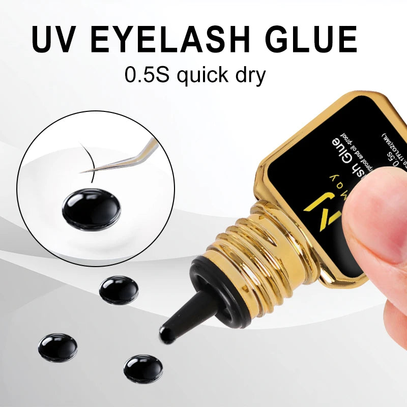 15g UV Eyelash Glue Lash Extensions Remover Cream Professional Makeup Tools Lash UV Glue Remover Cream for Eyelash Extension UV
