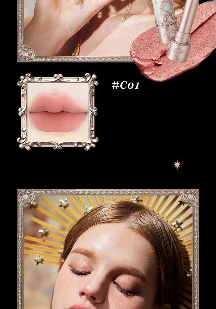 Flower Knows Little Angel Velvet Matte Lipstick Waterproof Long Lasting Soft Moisturizing Lip Gloss K Beauty Clean Girl Makeup