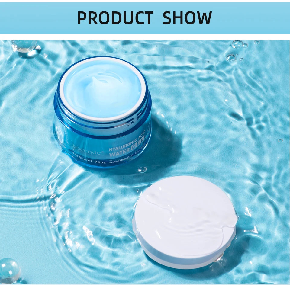 Hydro Boost Face Moisturizer with Hyaluronic Acid for Dry Skin Oil-Free and Non-Comedogenic Water Gel Face Lotion