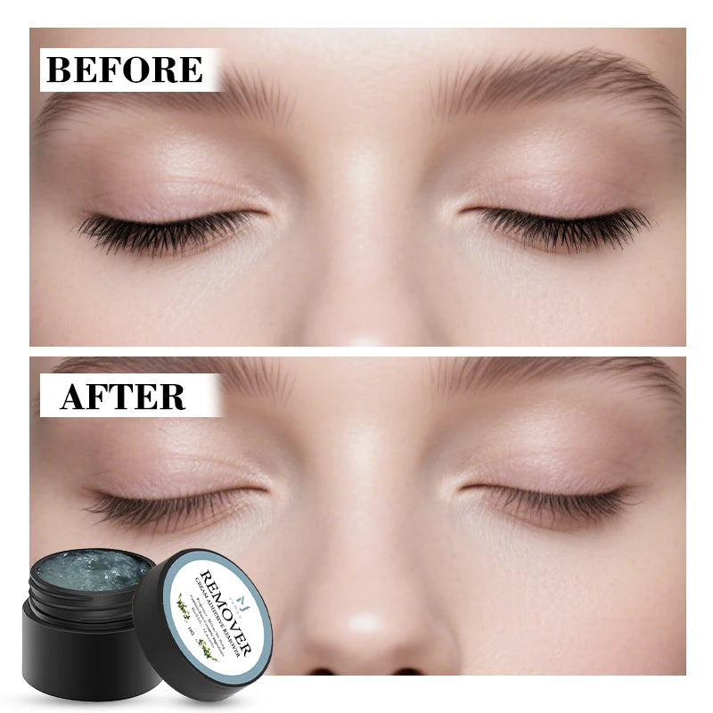 15g UV Eyelash Glue Lash Extensions Remover Cream Professional Makeup Tools Lash UV Glue Remover Cream for Eyelash Extension UV