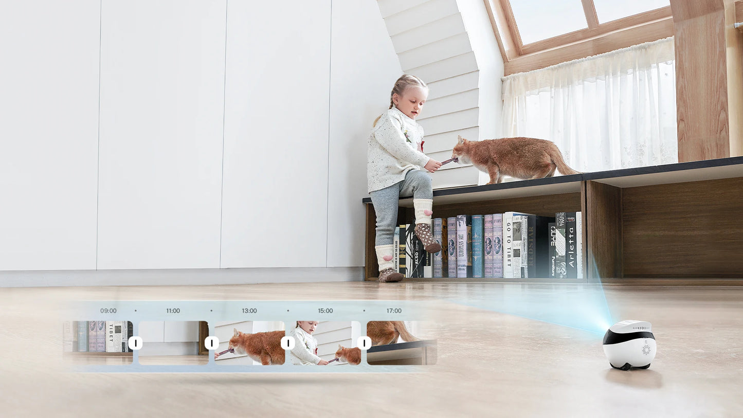 Enabot EBO AIR 2 Companion Robot 2K  Home Security Pet Camera Night Vison Wireless APP Remote Control for Dog Cat Baby