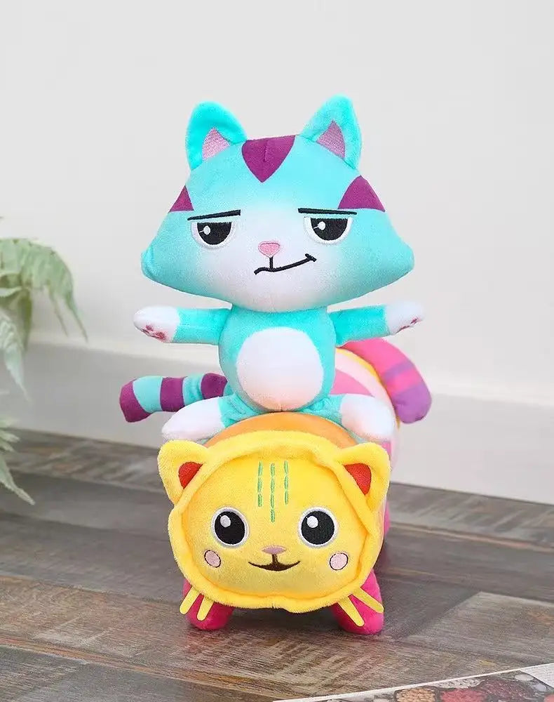 Gabby Dollhouse Plush Toy Mercat Cartoon Stuffed Animals Mermaid Car Cat Plushie Doll Kids