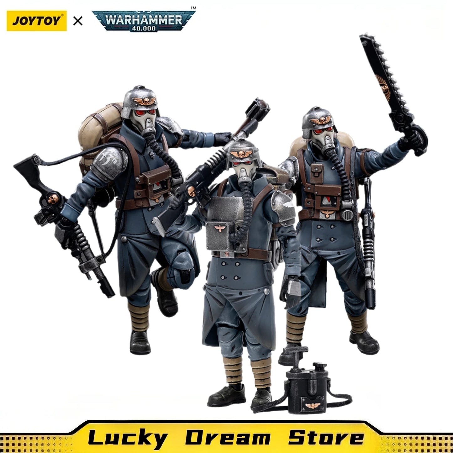 Warhammer 40K Astra Militarum Death Korps of Krieg Veteran Squad Guardsman Demolitions Specialist Sergeant Model Toy