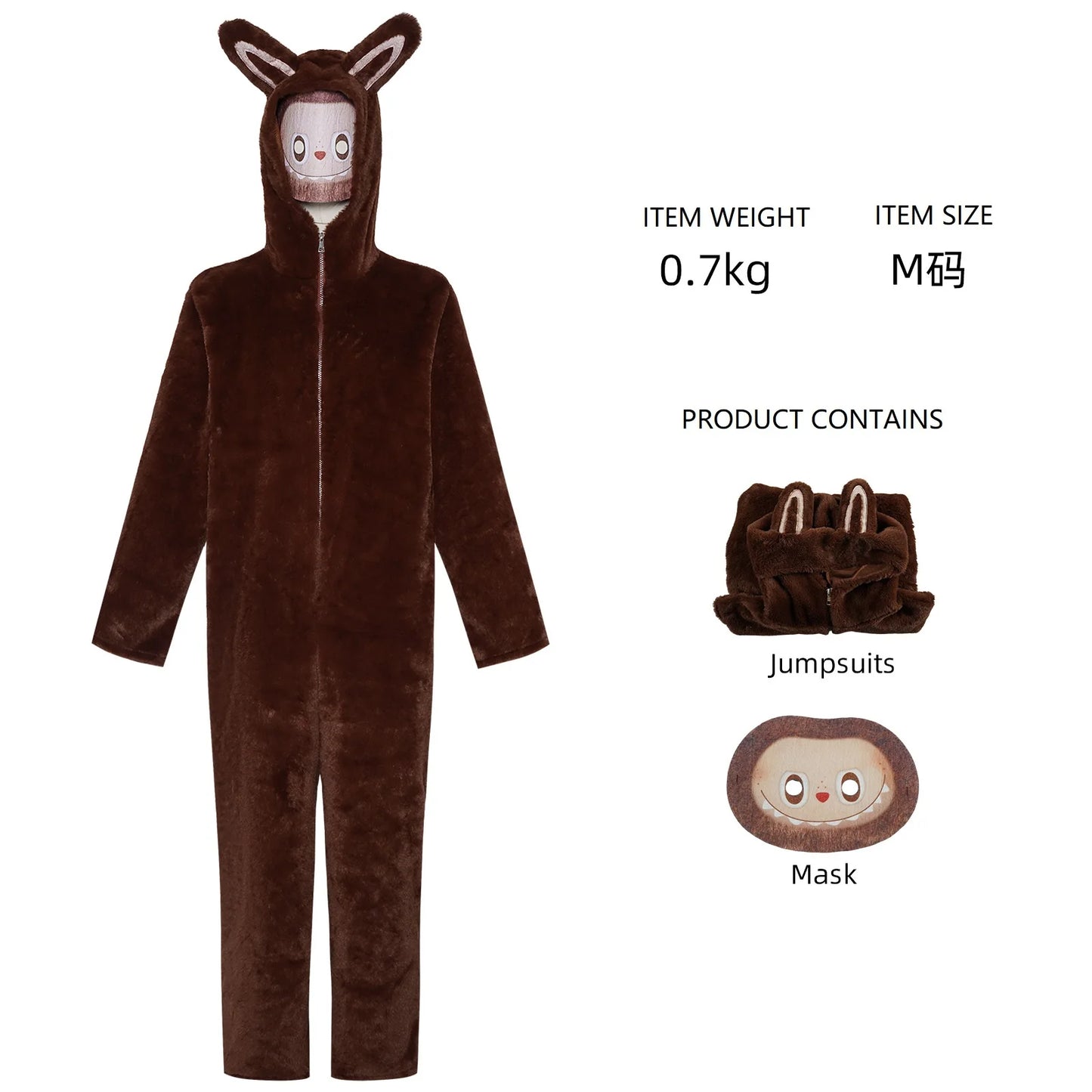 NEW Labubu cos costume Halloween Labbu adult children's one-piece cosplay anime stage performance costume