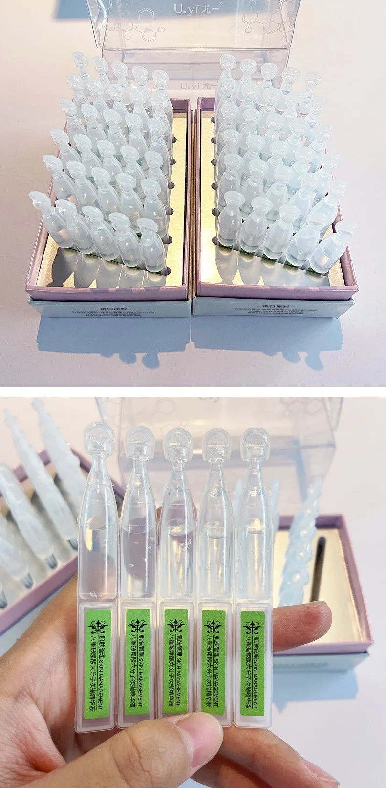 Hyaluronic Acid Anti-Wrinkle Serum Hydrating Moisturizing Firming Moisturizing Whitening Fade Fine Lines Skincare Set