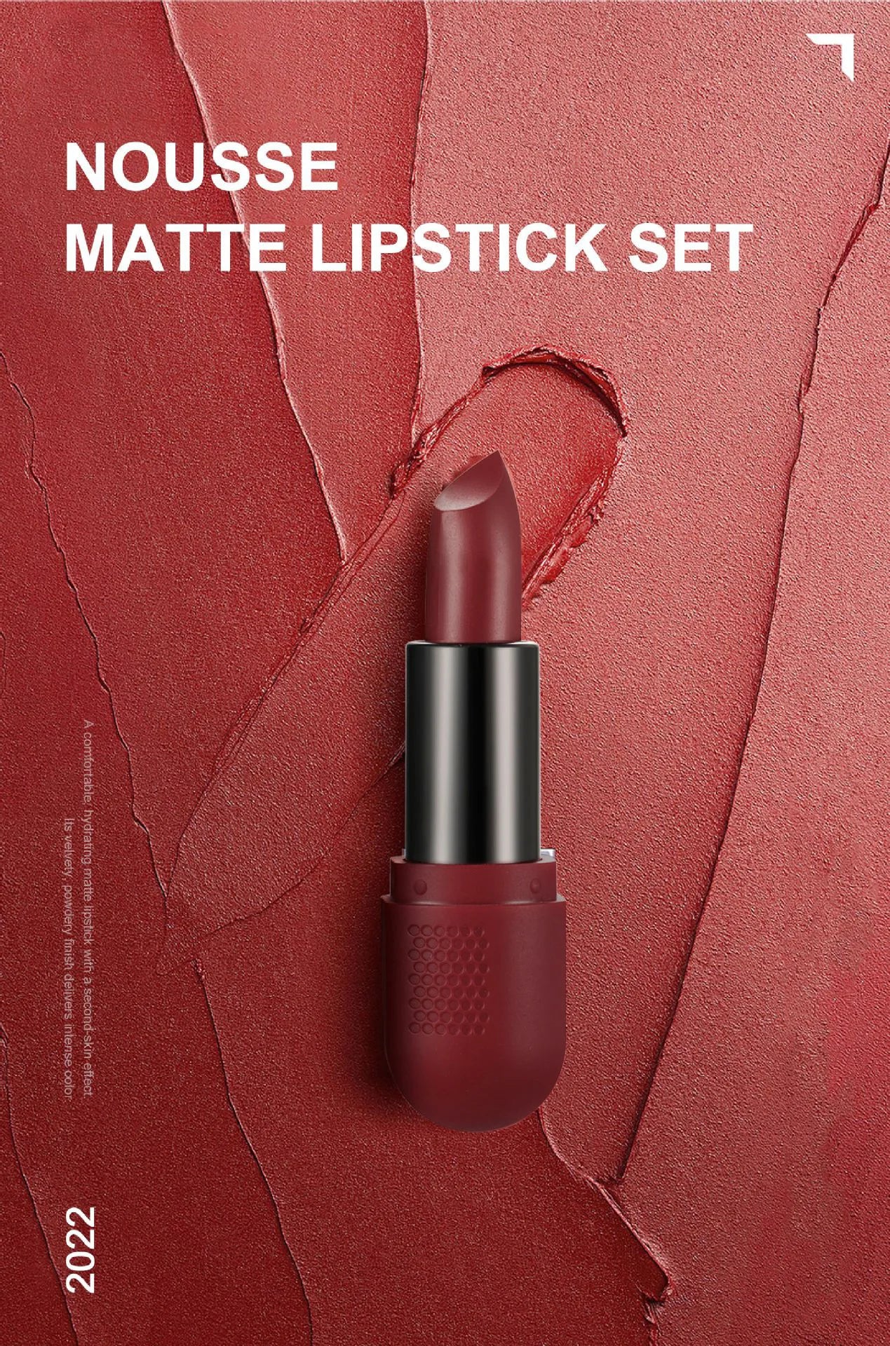 Matte Lipstick Set 6 Colors Velvet Texture Long Lasting Non Drying Lip Makeup Women Gift Box