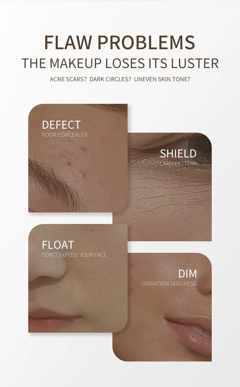 Matte Foundation Cream Stick Waterproof Lasting Oil-control Cover Acne Base Smooth Makeup Moisturize Brighten Concealer Lip Base