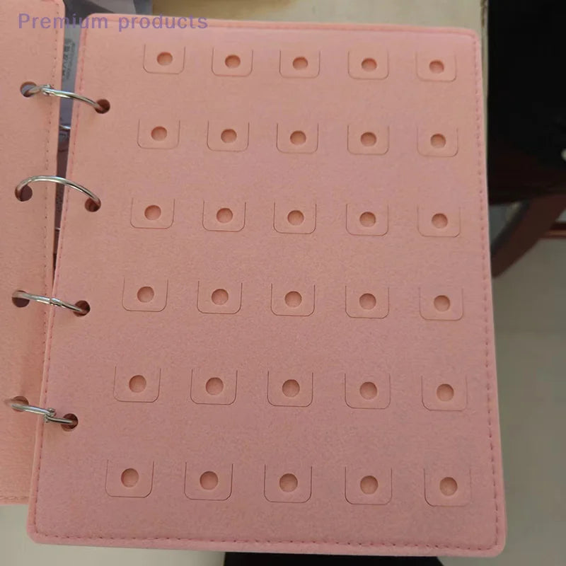 Practical Felt Pin Display Book Storage Case - Pin Organizer Bag Protective Cover Brooch Earring Storage Holder for Collectors