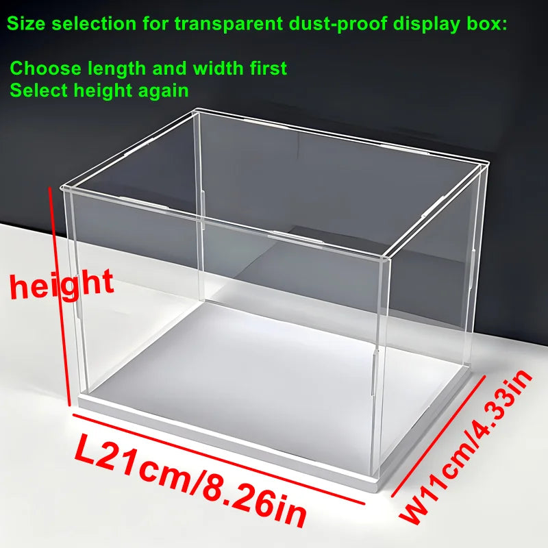 Clear Self-Assembly Acrylic Display Case