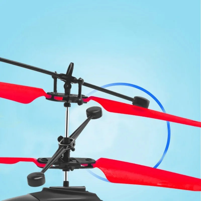 Channel Gesture Control Suspension Helicopter RC Remote Induction Aircraft With Charging LED Light Kids Toy for Boys