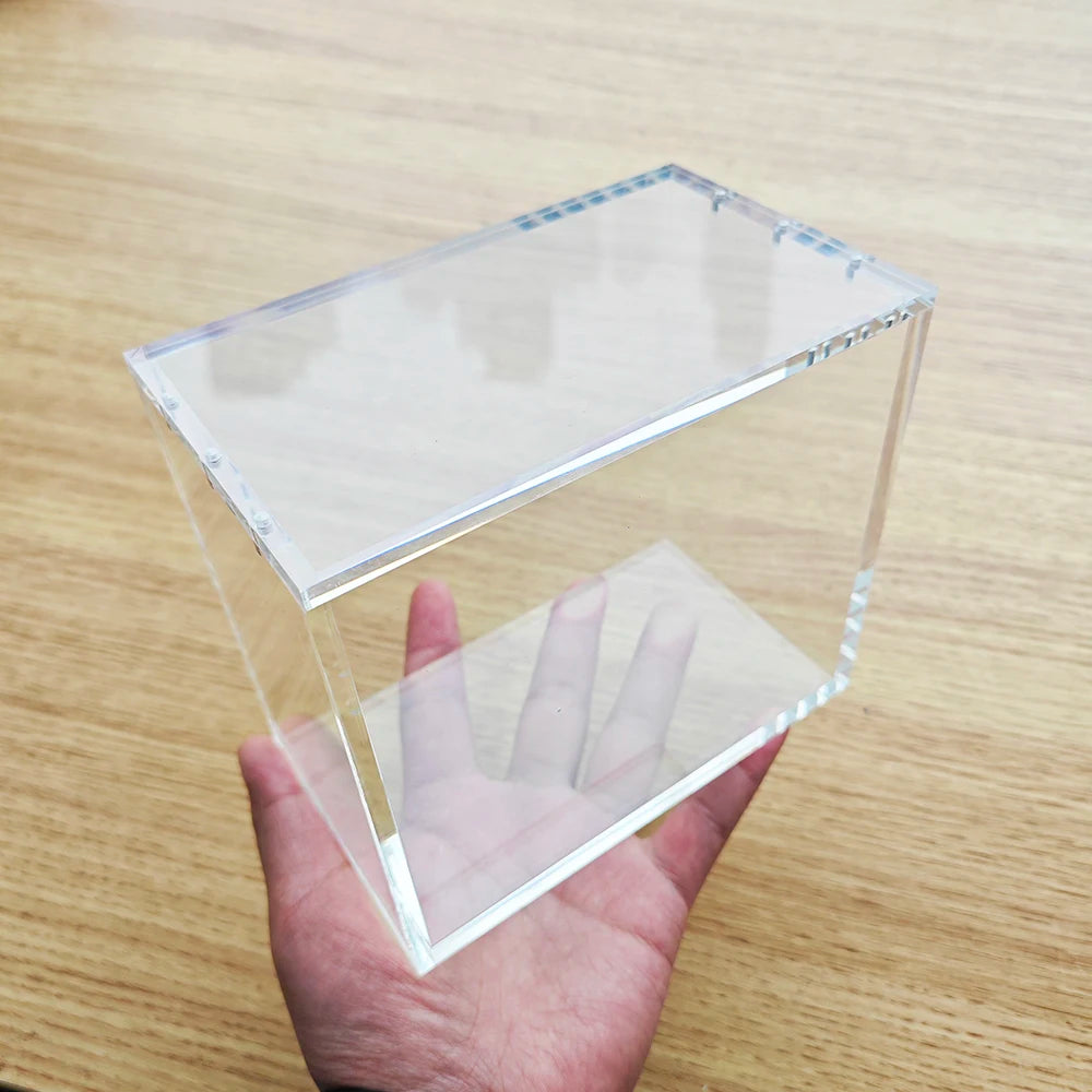 DISPLAY BOX For POKE Acrylic Dust-Proof Booster Show Case ETB Protection Poke Box Protector Transparent Plastic Acrylic Case