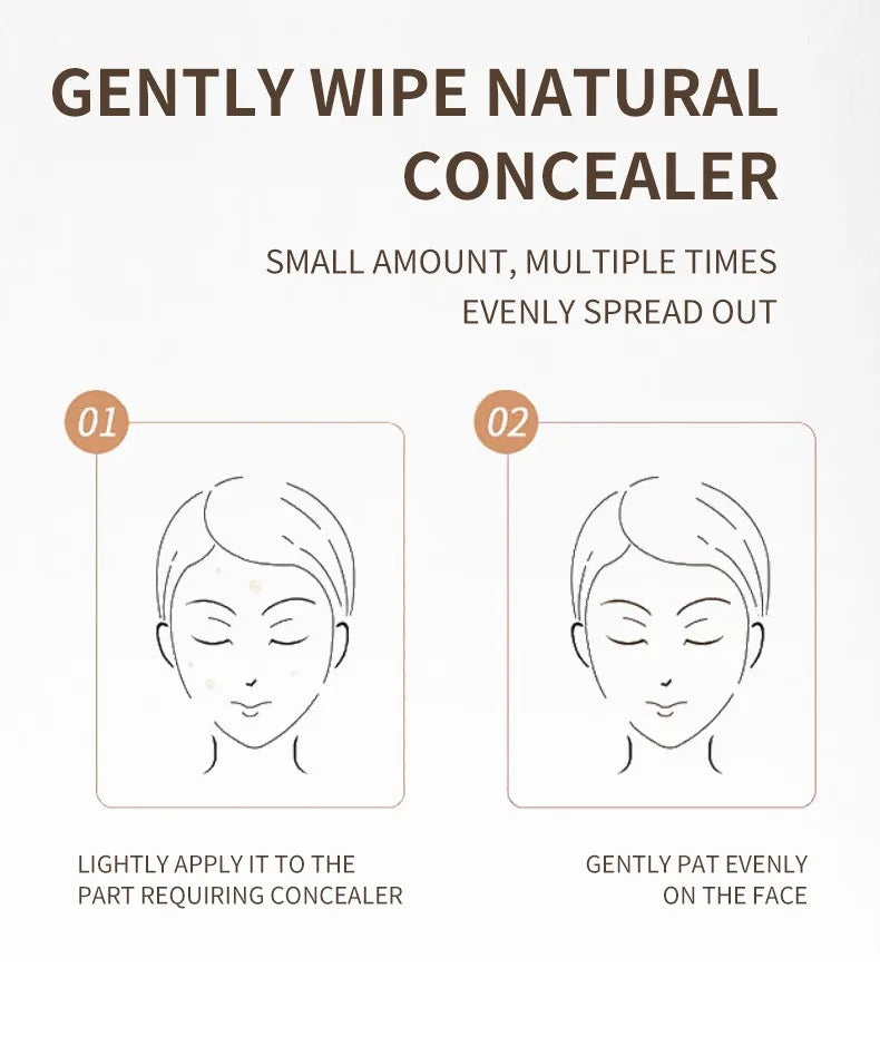 Matte Foundation Cream Stick Waterproof Lasting Oil-control Cover Acne Base Smooth Makeup Moisturize Brighten Concealer Lip Base