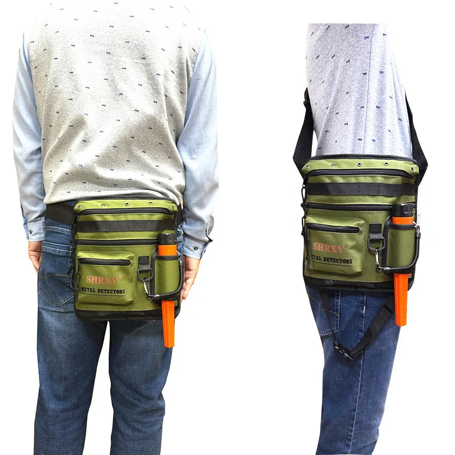 Metal Detector Finds Bag All Terrain Garden Detecting Pouch Accessories  Digger Tools Bag