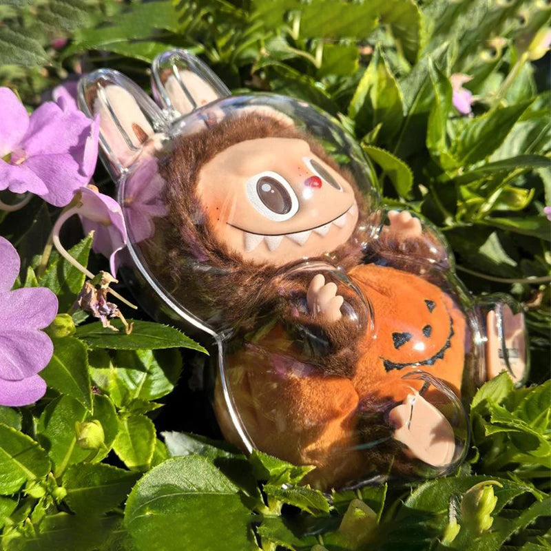 LABUBU Have A Seat Transparent Case Labubu Plastic Case Backpack Charms