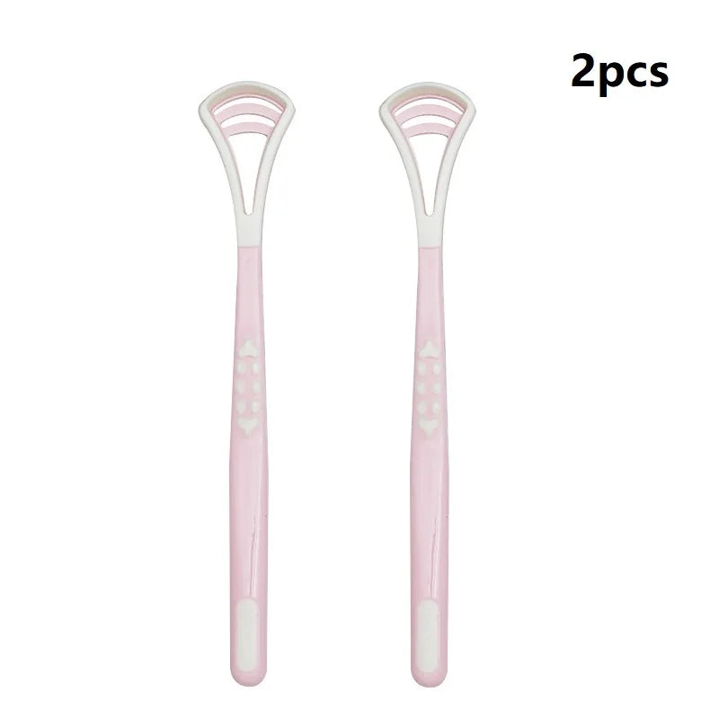 Tongue Scraper Oral Cleaner Brush Soft Silicone CleaningTongue Toothbrush Mouth Fresh Breath Scraping Hygiene Care Tools