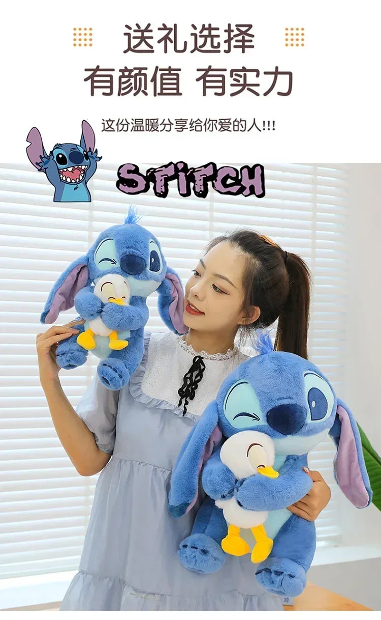 30/45cm  Stitch Plush Toy - Cute Lilo & Stitch Doll,Kawaii Donald Duck Stuffed Animal,Soft Birthday Gift for Kids Children