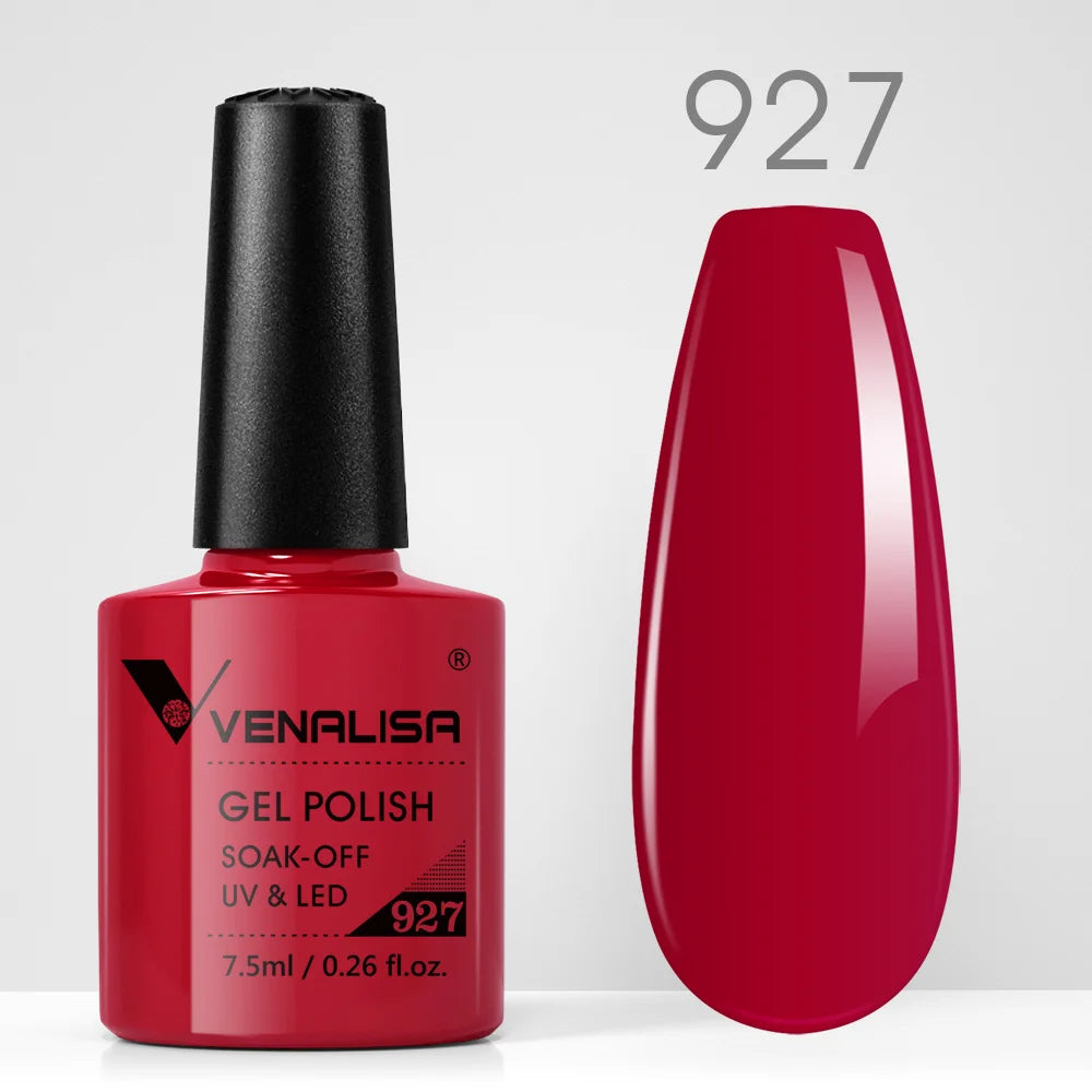 VENALISA Nail Gel Polish Semi Permanent Gellack Nail Art Salon TPO Free Glitter 7.5ml Soak off Organic UV LED Nail Gel Varnish
