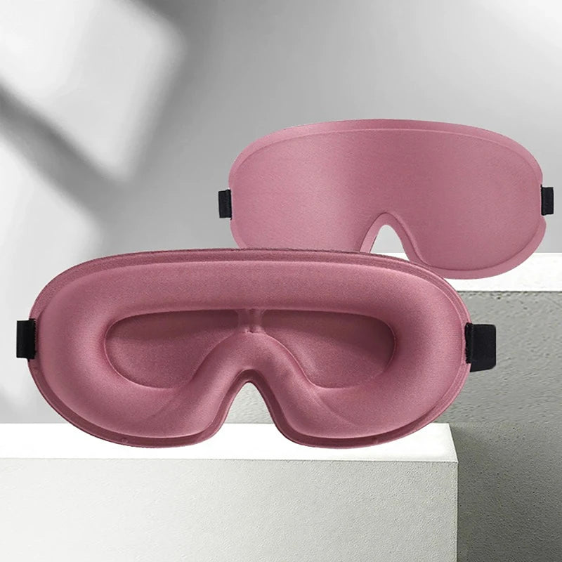 Travel 3D Sleeping Mask Blockout Light Sleep Mask Memory Foam Eyeshade Blindfold Sleep Masker Sleeping Aid Face Mask Eyepatch