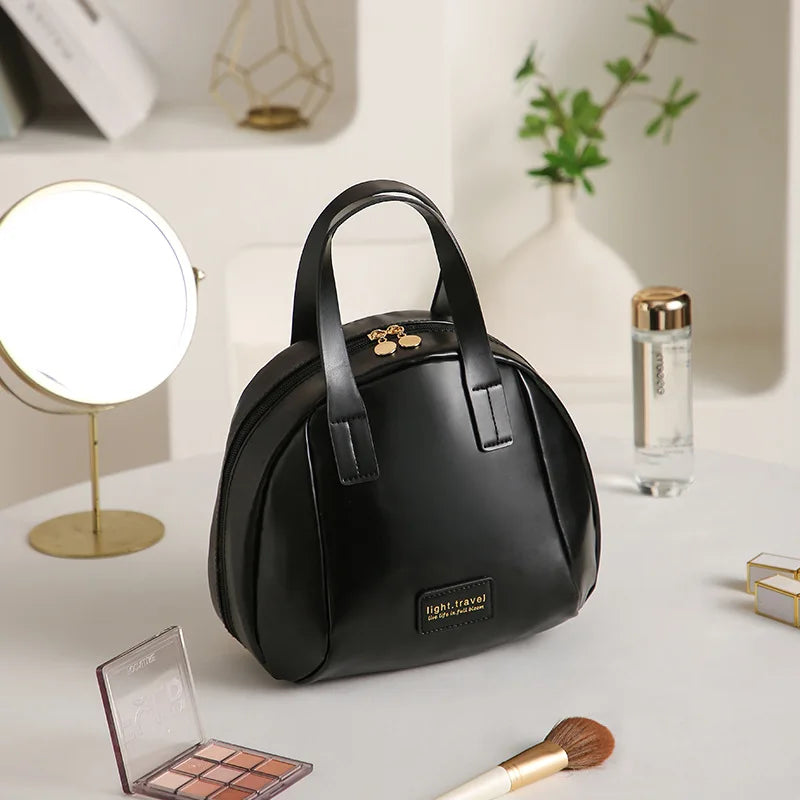 Makeup bag for Women Portable For Business Trips Toiletries Organizing Bags PU Cosmetic Beauty Bag