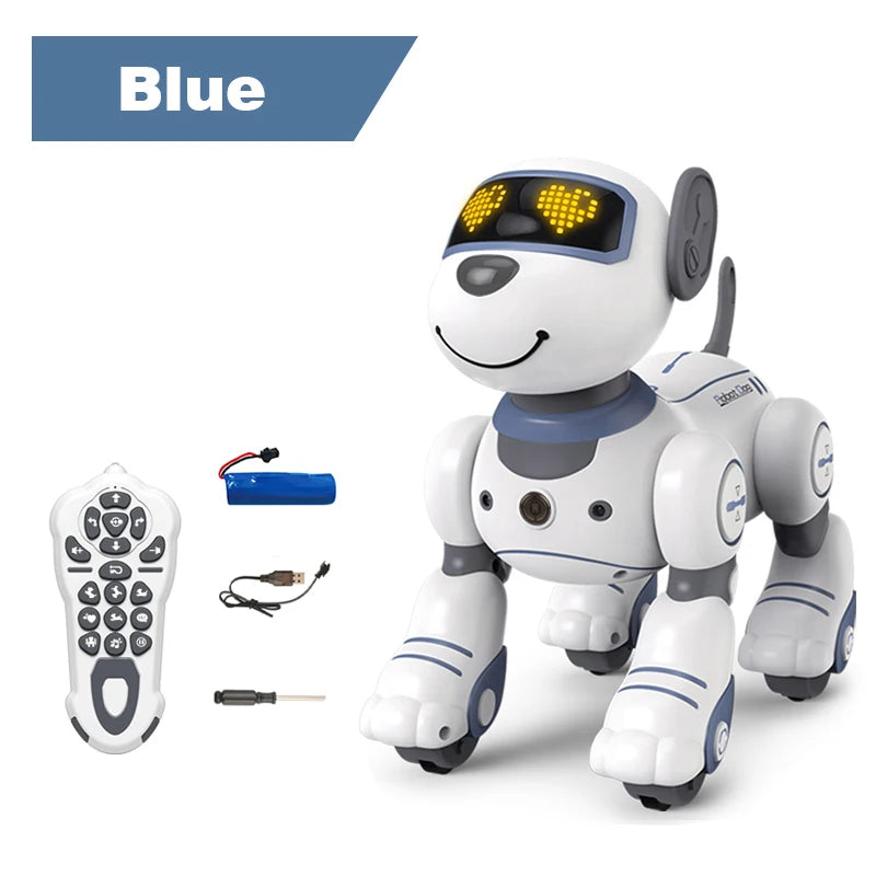 Intelligent Remote Control Robot Dog Electronic Stunt Voice Command Programmable Touch-sense Music Song Children's Toys for Boys
