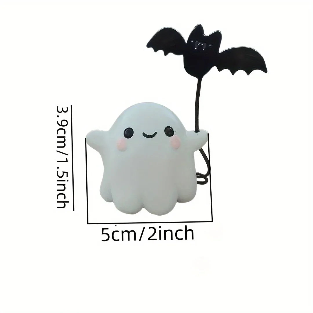 Halloween Cute Ghost Bat Desktop Figurine