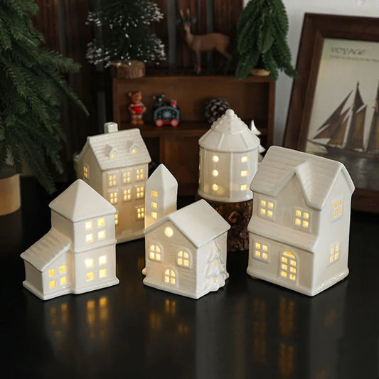Vintage Candle Holders Festive Christmas Decor