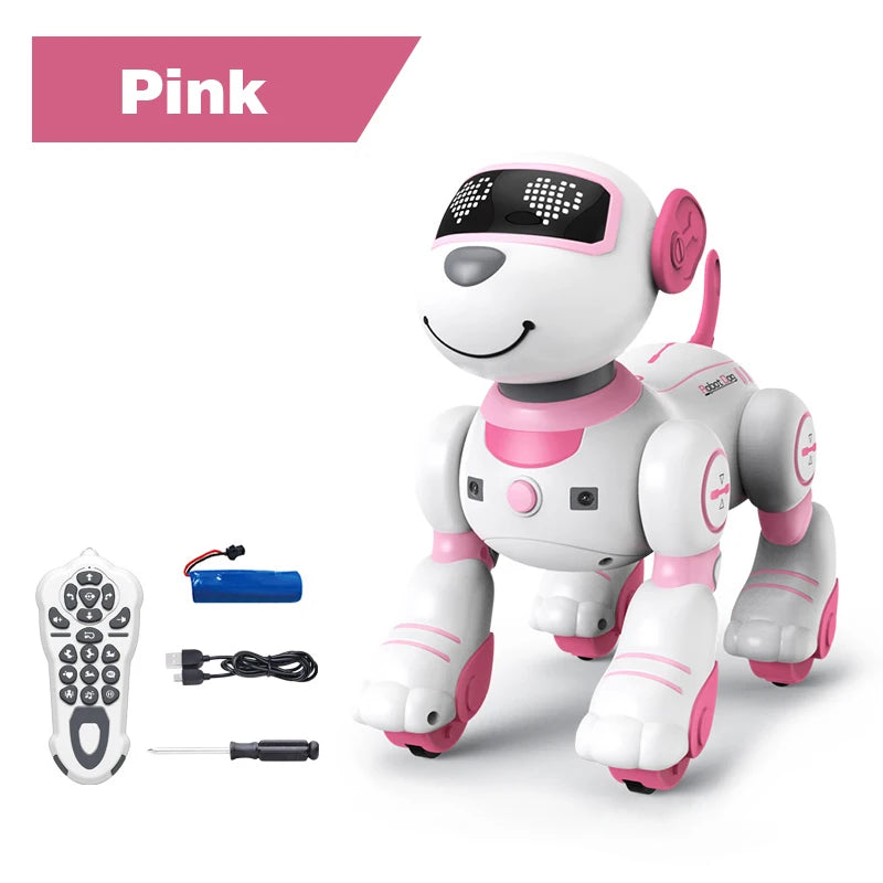 Intelligent Remote Control Robot Dog Electronic Stunt Voice Command Programmable Touch-sense Music Song Children's Toys for Boys