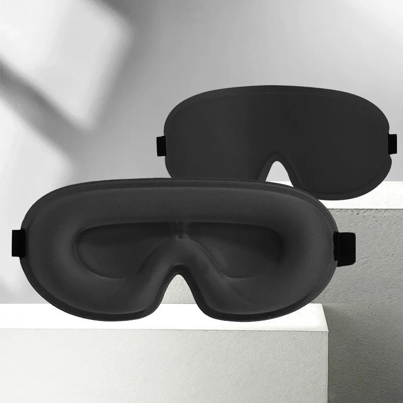 Travel 3D Sleeping Mask Blockout Light Sleep Mask Memory Foam Eyeshade Blindfold Sleep Masker Sleeping Aid Face Mask Eyepatch