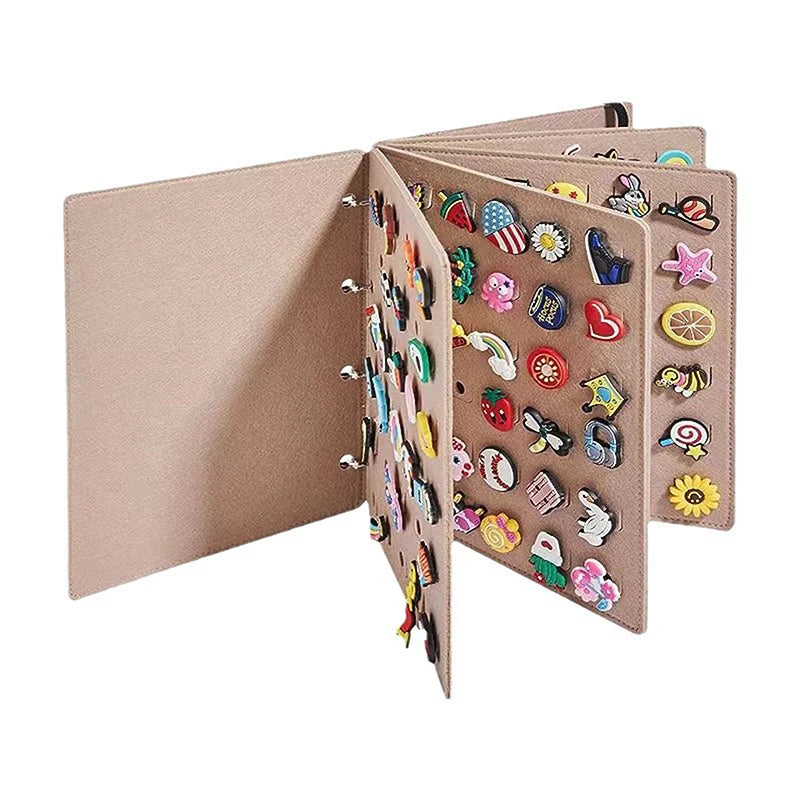 Pin Display Book Storage Pin Storage Case Practical Felt Pin Organizer Bag Protective Cover Brooch Earring Storage Holder Page