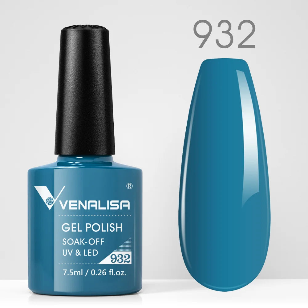 VENALISA Nail Gel Polish Semi Permanent Gellack Nail Art Salon TPO Free Glitter 7.5ml Soak off Organic UV LED Nail Gel Varnish