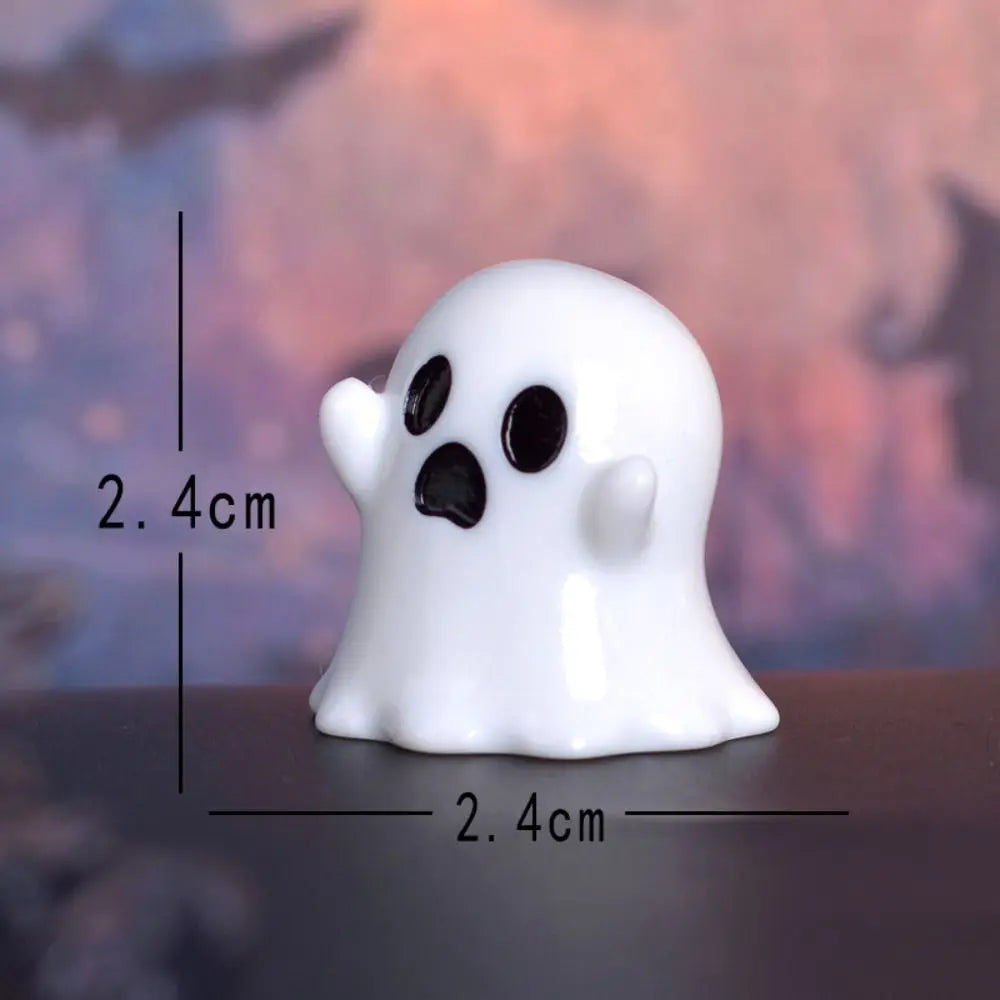 Cute Pumpkin Halloween Resin Craft Resin Decoration DIY Accessories Micro Landscape Figurines Mini Ornaments Ghost Decoration