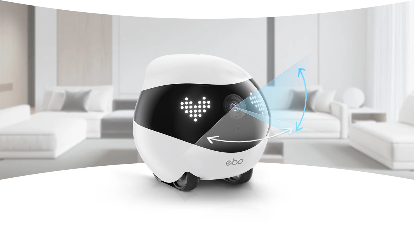 Enabot EBO AIR 2 Companion Robot 2K  Home Security Pet Camera Night Vison Wireless APP Remote Control for Dog Cat Baby