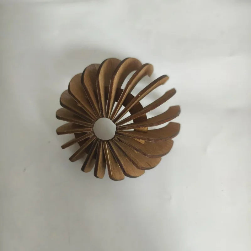 Handmade DIY Wooden Creative Candle Holder