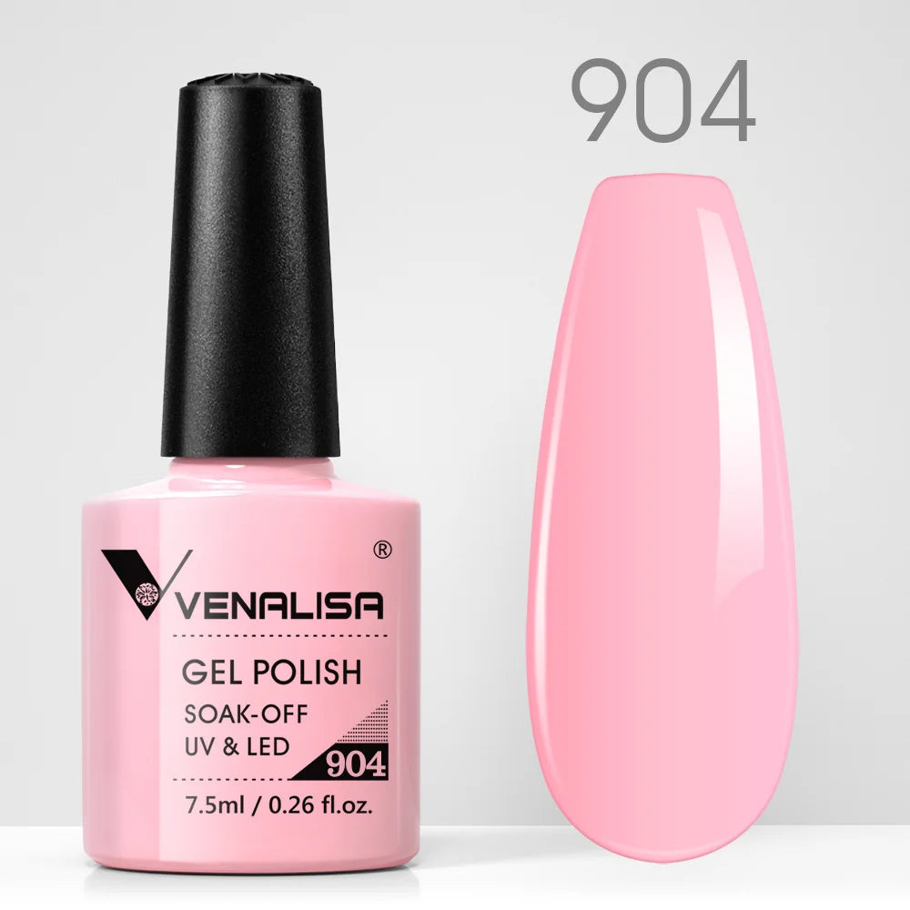 VENALISA Nail Gel Polish Semi Permanent Gellack Nail Art Salon TPO Free Glitter 7.5ml Soak off Organic UV LED Nail Gel Varnish