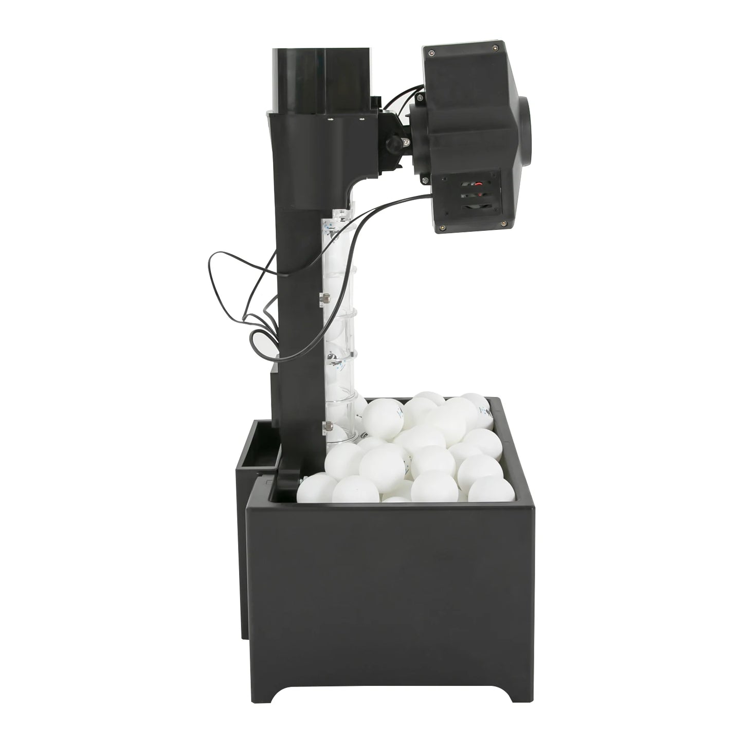 Table Tennis Robot 100 Balls Capacity Automatic Ping Pong Ball Pitching Machine with Remote Control for Pong Lover Self-training