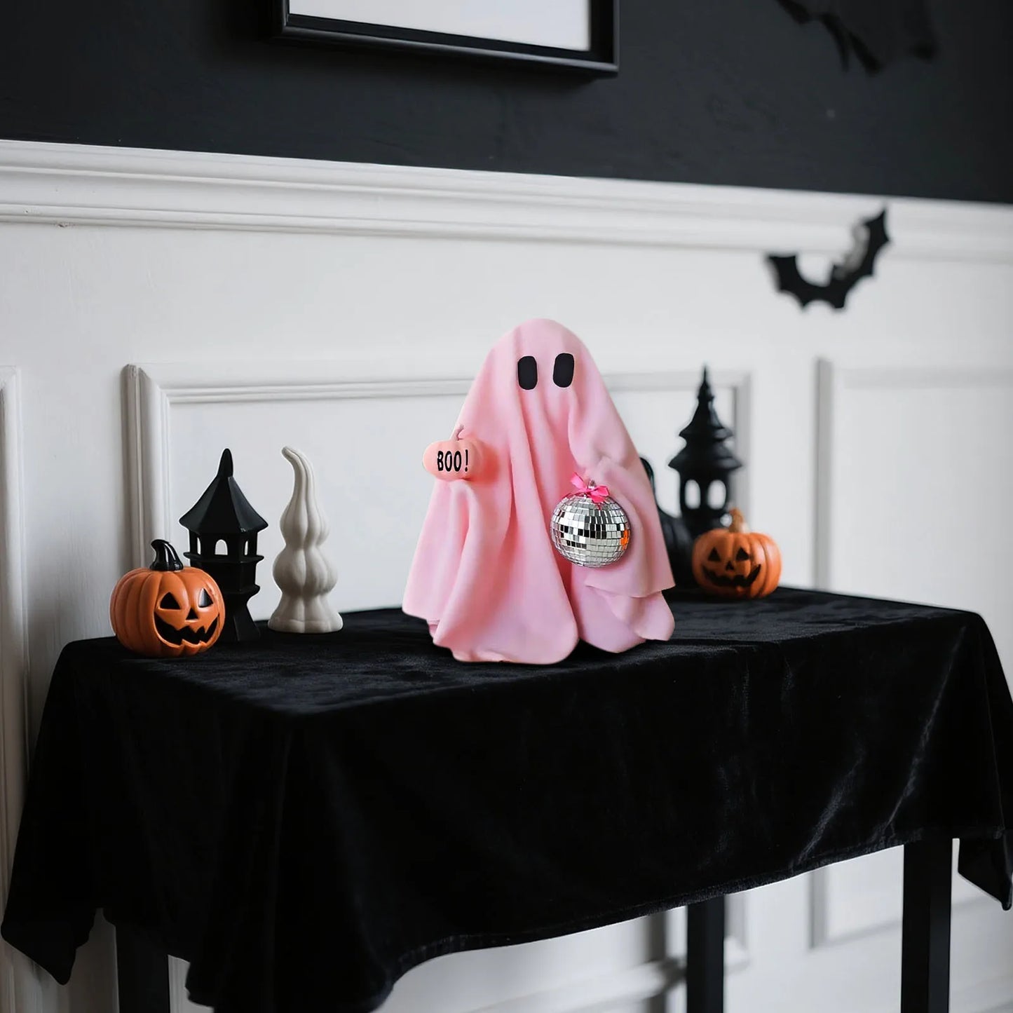 Halloween Desktop Cute Pink Ghost
