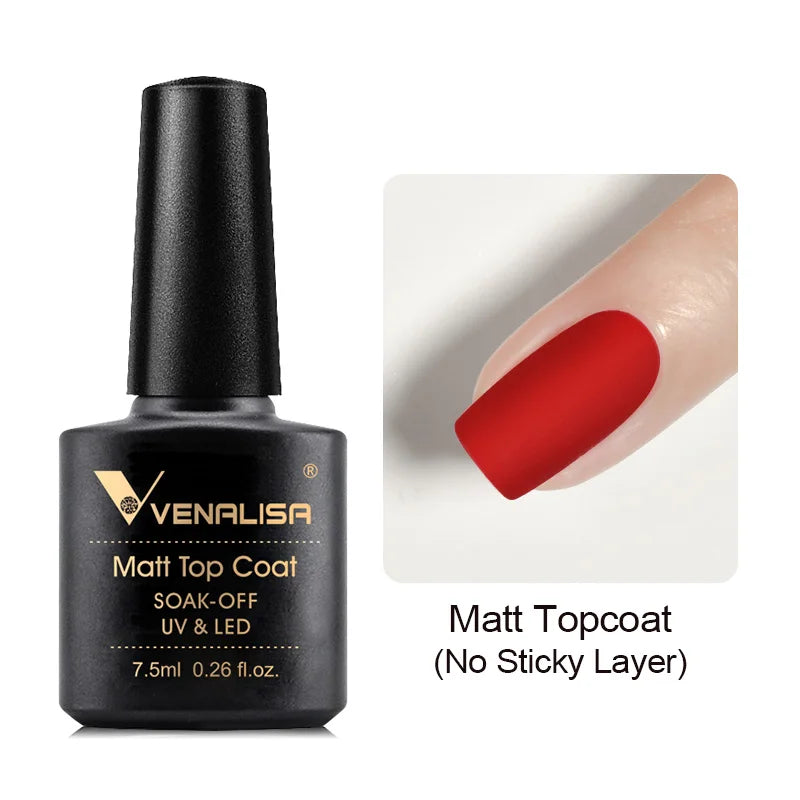 VENALISA Nail Gel Polish Semi Permanent Gellack Nail Art Salon TPO Free Glitter 7.5ml Soak off Organic UV LED Nail Gel Varnish
