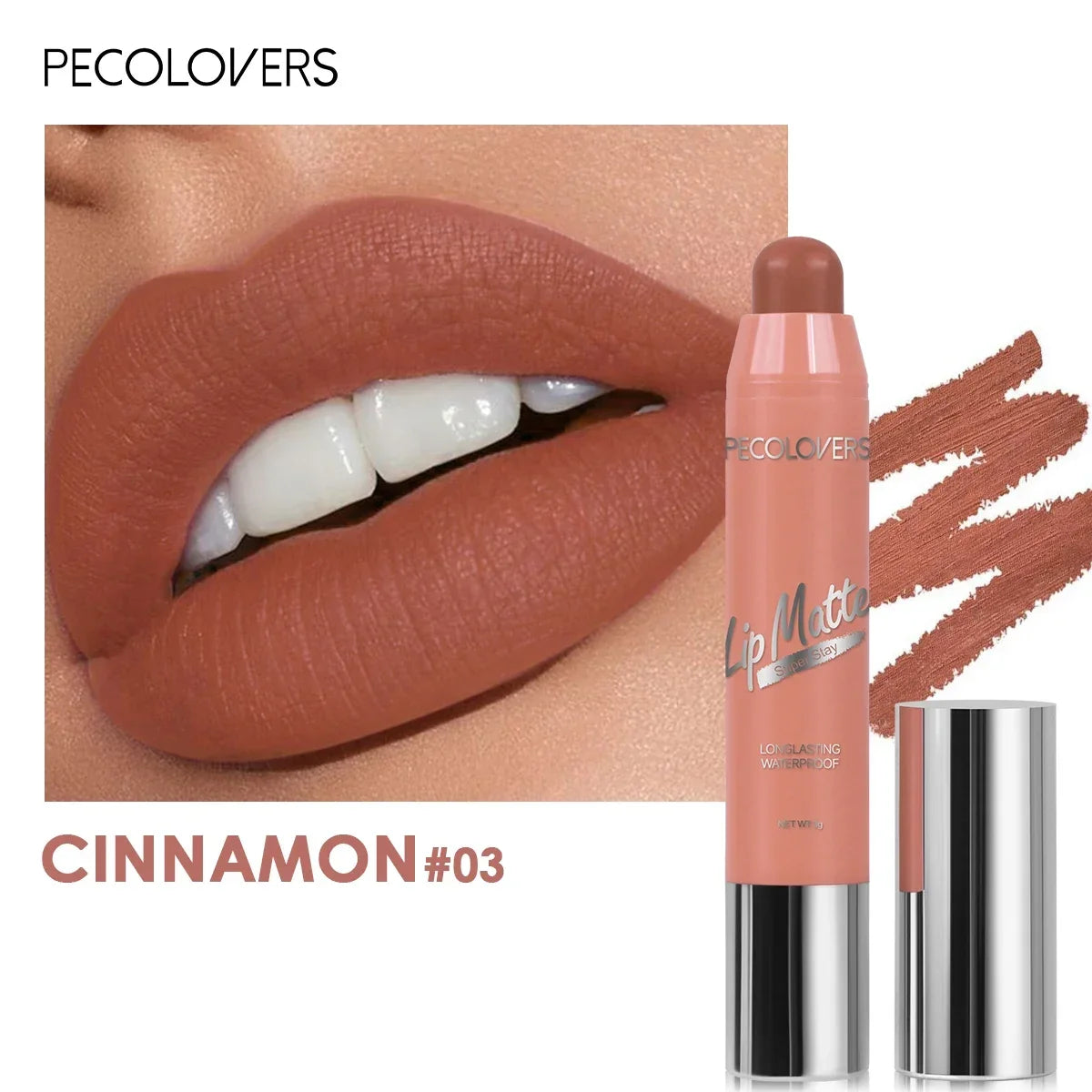 Velvet Lipstick Lasting Nude Matte Lipstick Non-stick Waterproof Sexy Lip Balm Lip Pencil Women Cosmetics Makeup