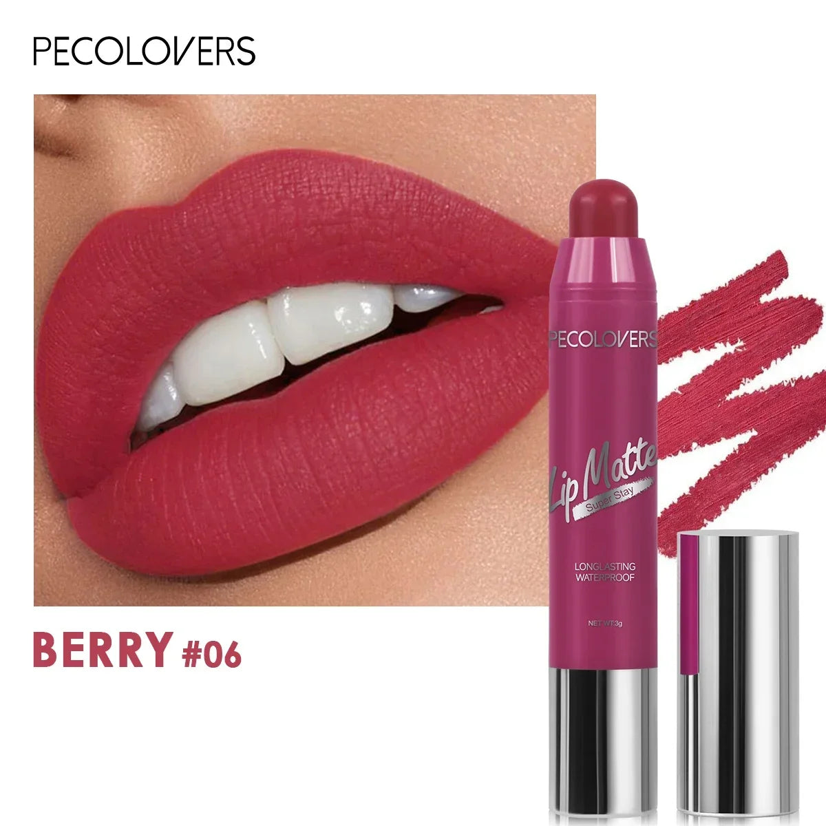 Velvet Lipstick Lasting Nude Matte Lipstick Non-stick Waterproof Sexy Lip Balm Lip Pencil Women Cosmetics Makeup