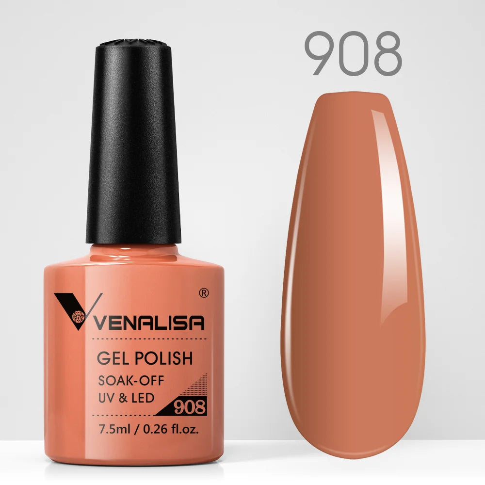 VENALISA Nail Gel Polish Semi Permanent Gellack Nail Art Salon TPO Free Glitter 7.5ml Soak off Organic UV LED Nail Gel Varnish
