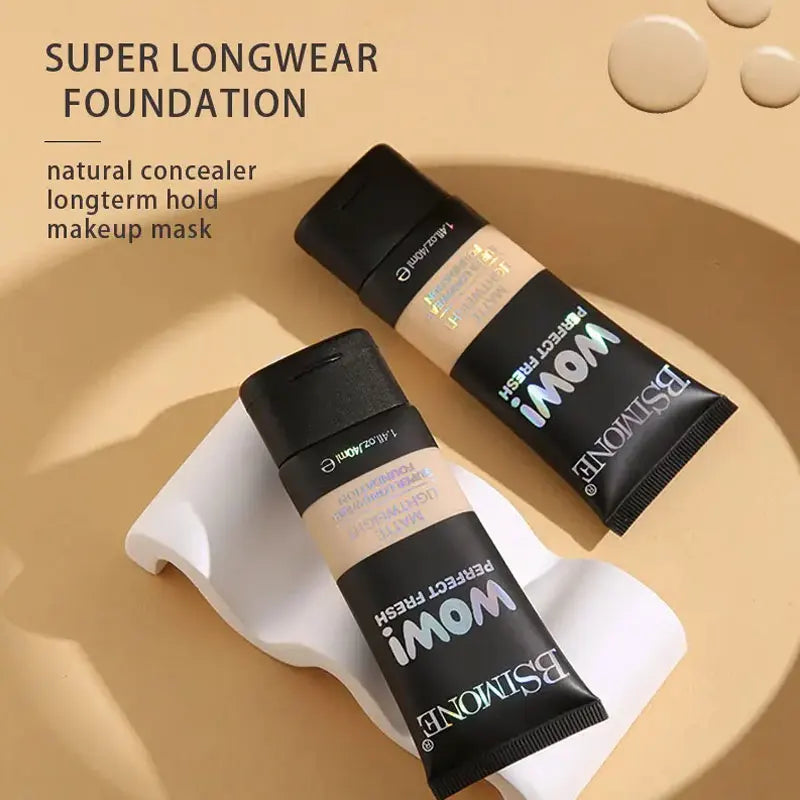 Perfect Fresh Matte Foundation Lightweight Super Longwear Hydrating Natural Finish Buildable Coverage Non-Cakey Suitable For Dry