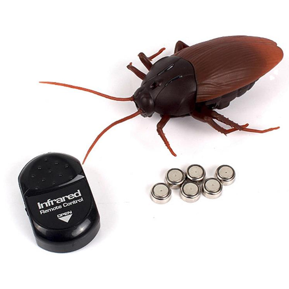 Trick Electric Cockroach Pet RC Simulation Spider Robotic Remote Control Ant Toy Halloween Xmas Mini Gift for Adult Prank Insect