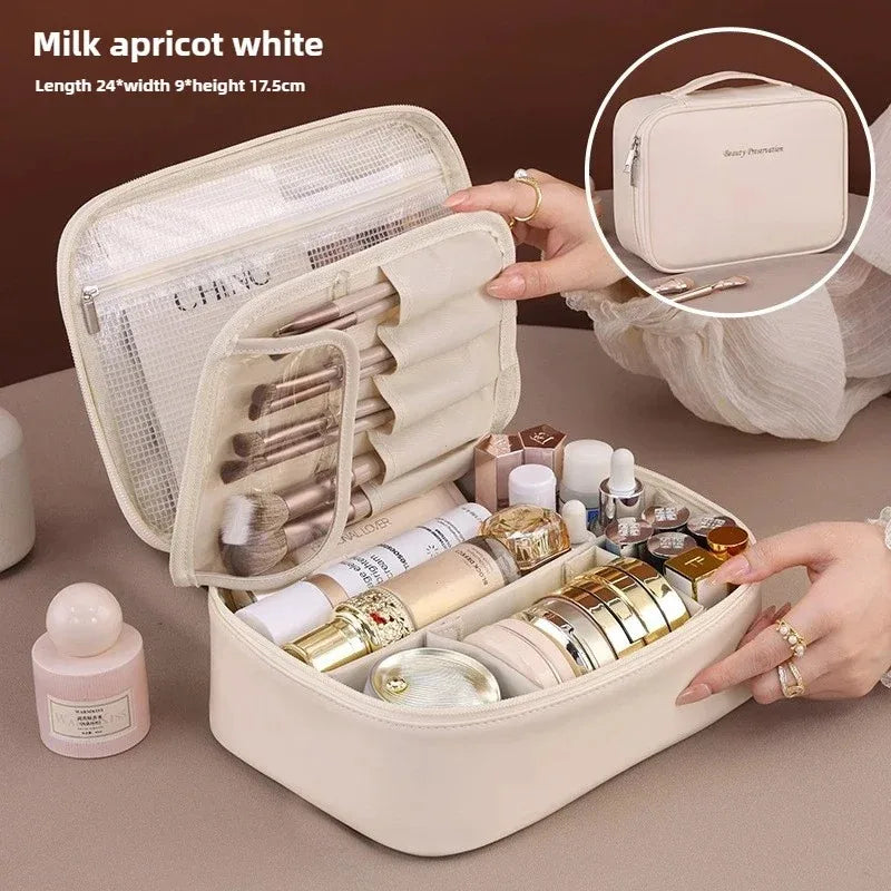 Women Cosmetic Bag Large Capacity Makeup Organizer Travel Toiletry Case Portable Storage Pouch Beauty Accessories Bag for Women