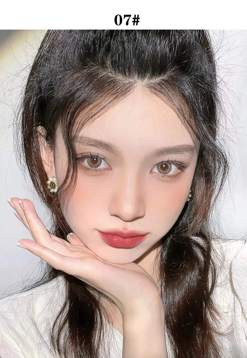 1PC/3PC Lovely Cat Collage Lipgloss Long Lasting Matte Lipstick Lip Makeup Tint Nude Red Lipgloss Waterproof Lipstick Cosmetics