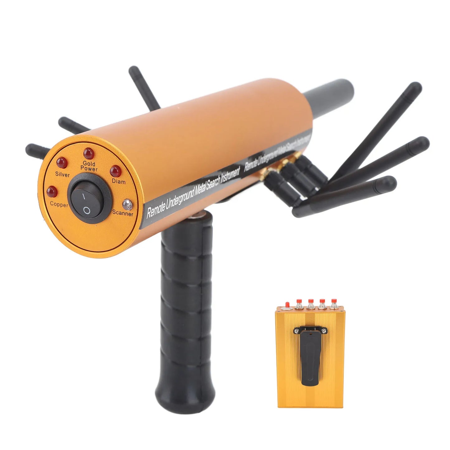 AKS Metal Detector Metal Pinpointer 30m Depth 1200m Range 6 Antenna AKS Accurate Finding Gold Detector