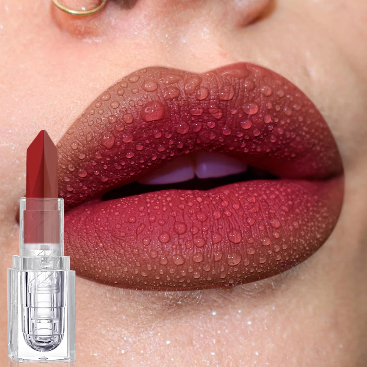 Nude Matte Lipstick Waterproof Lip Sticks Not Fading Sexy Red Velvet Lipsticks for Women Make Up Long Lasting Lip Cosmetics