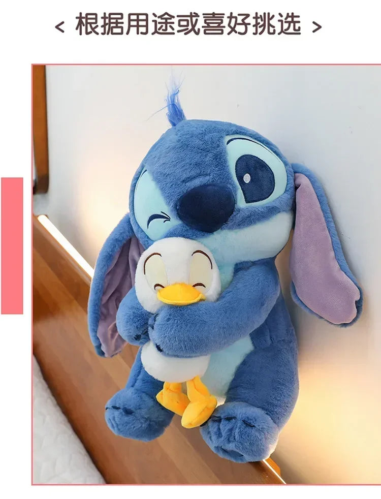 30/45cm  Stitch Plush Toy - Cute Lilo & Stitch Doll,Kawaii Donald Duck Stuffed Animal,Soft Birthday Gift for Kids Children
